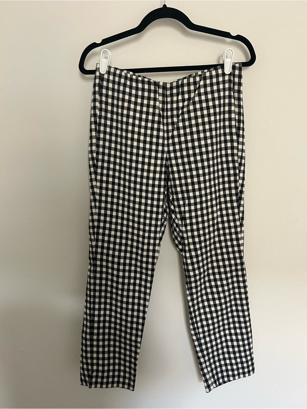 J. JILL Pants Women’s 2 Petite Essential Cotton-Stretch Gingham Plaid